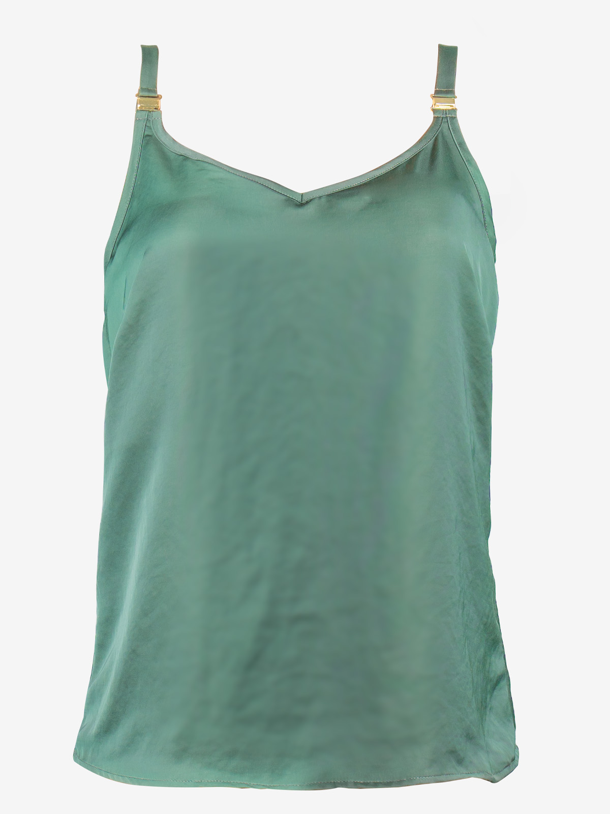 recycled polyester cami emerald