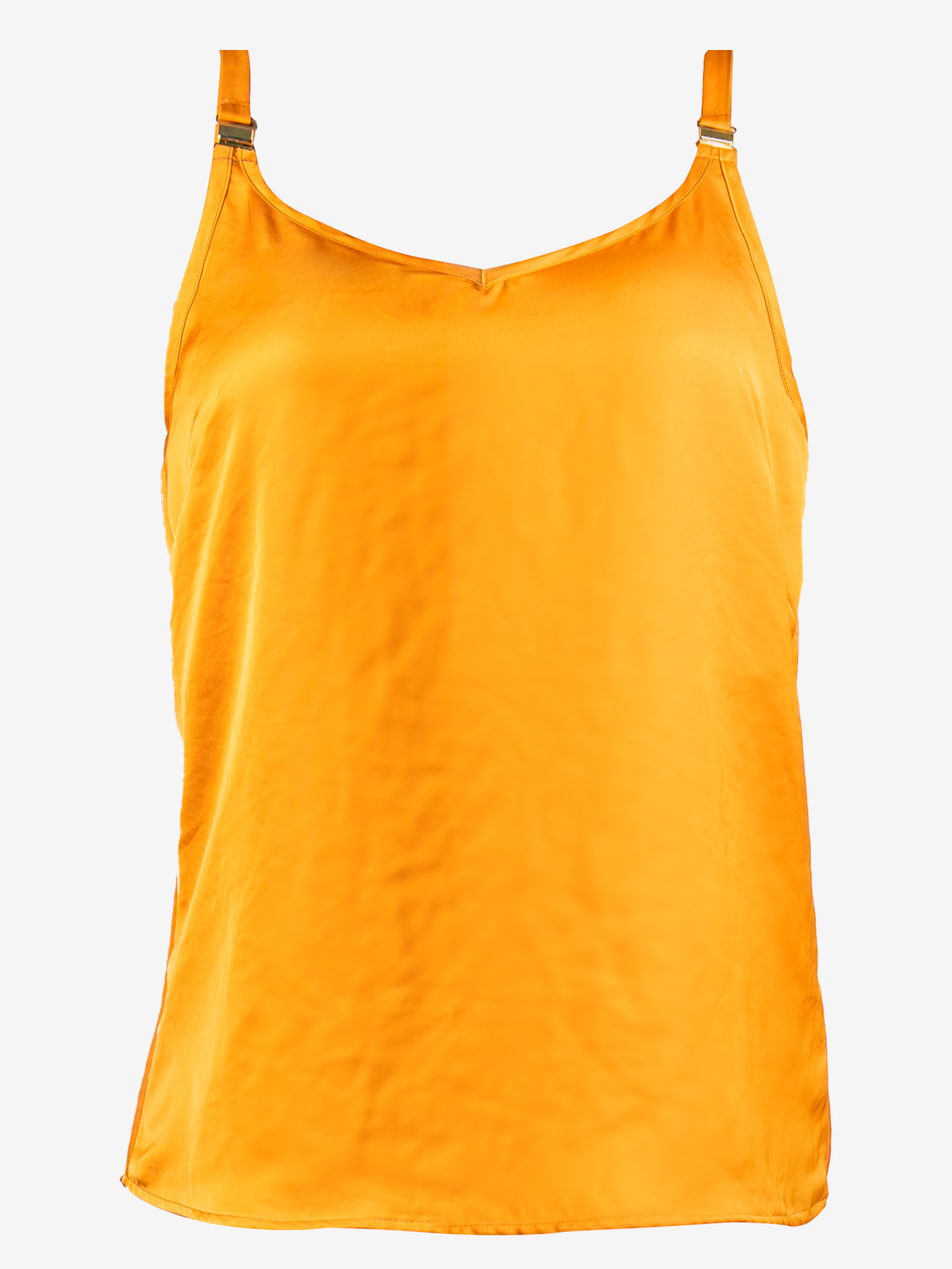 recycled polyester cami mustard